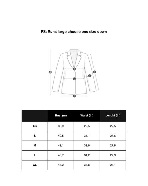 Nocturne Blue Bkack Belted Tailored Blazer