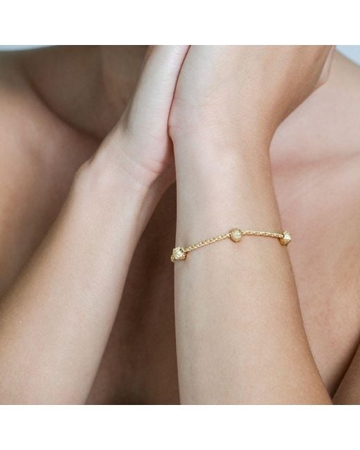 Onia Metallic Twisted Chain Bracelet