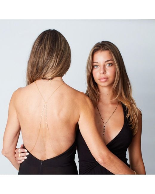 La Soula Jewelry Metallic Neutrals Muse Body Chain