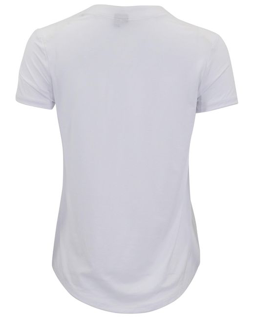 Lords of Harlech White Victoria V-Neck Top