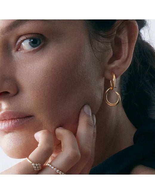 Dinny Hall Metallic Toro Drop Hoops