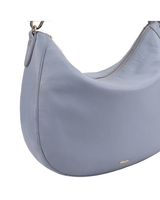 Paul Costelloe Blue Bisbee Leather Shoulder Bag