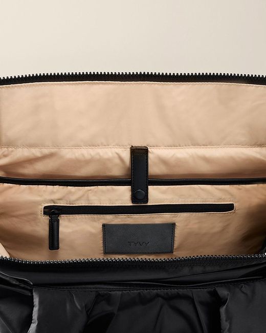 Tyvy New York Black The Aviator Large Tote