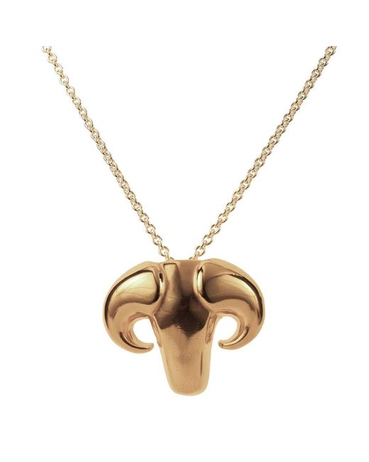 Freya & Thor of Sweden Metallic Capra Necklace for men