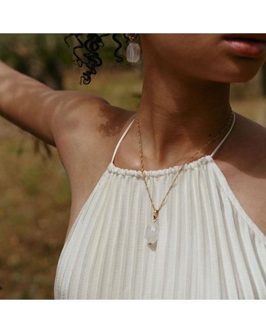 Retro Chic Metallic Fluffy Cloud Necklace