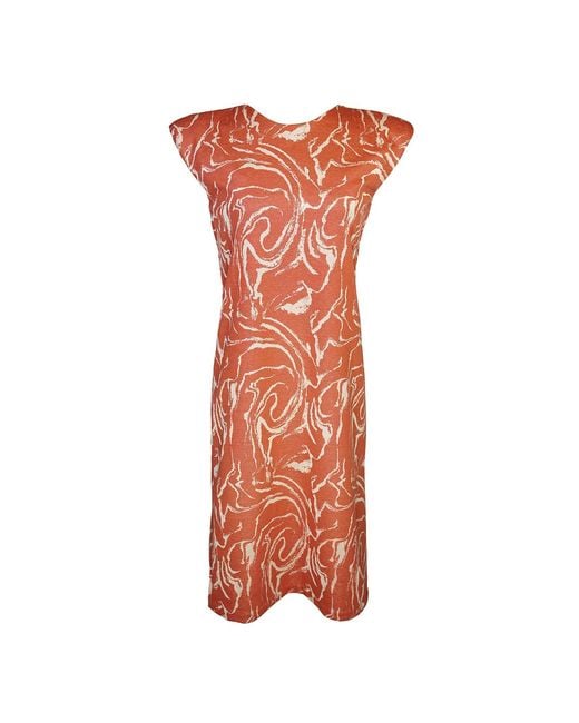 Jennafer Grace Orange Neutrals Sabrina Shift