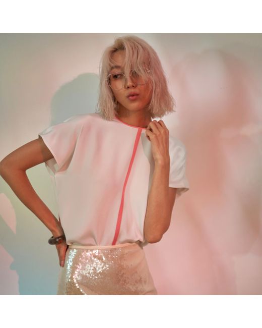 Emma Wallace White Rae Top