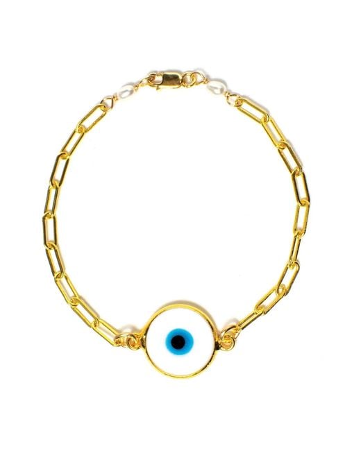 Lexi Jewelry Metallic Protective Evil Eye Bracelet