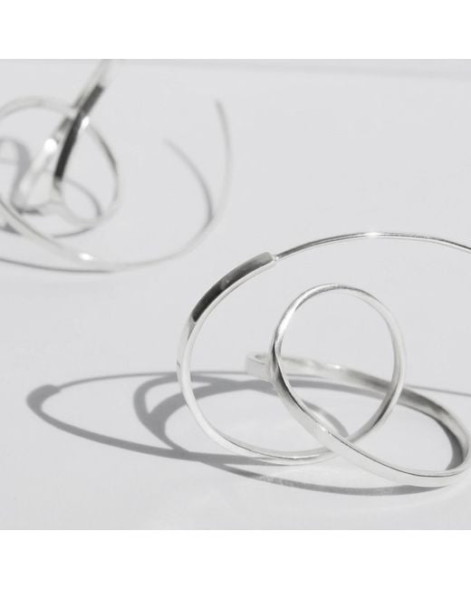 Joidart Metallic Large-Plated Earrings Embolic