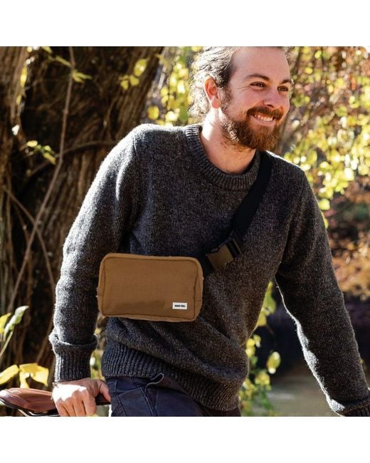 Made Free Green Hip Pack Aw Taupe for men