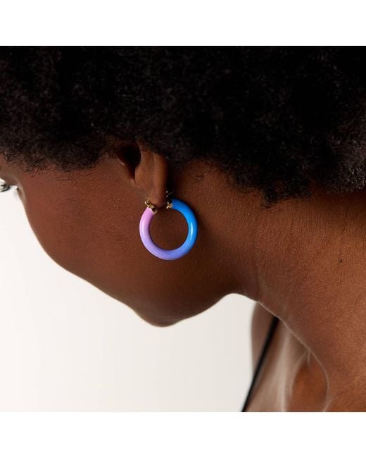 Dolcetto Designs Blue Tropicale Dawn Hoop