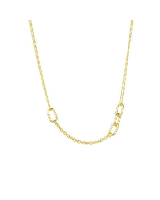 Spero London Metallic Sterling Chain & Link Necklace