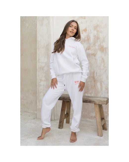 Love Letters X White I Love Bows Sweatpants