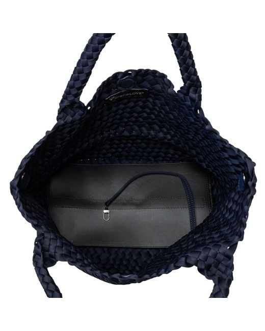 Prenelove Blue London Large Woven Totes