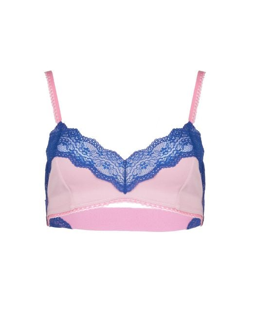 Natalia Petruch Blue Audrey Bralette Top
