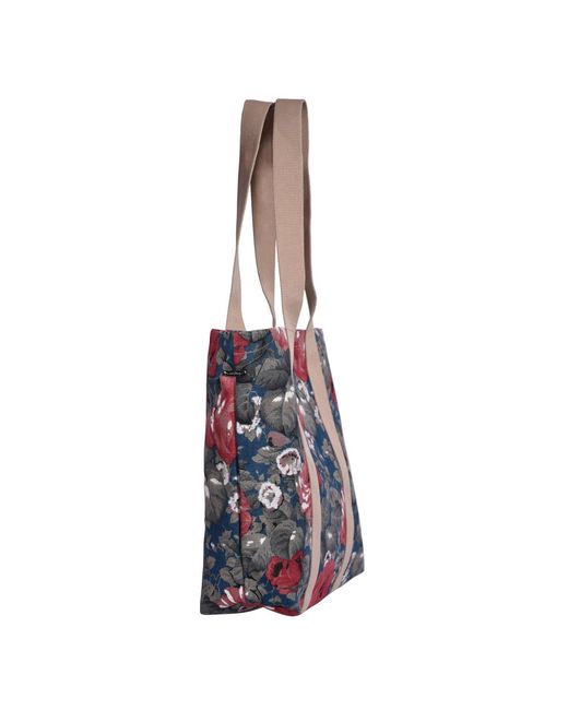 Owen Barry Multicolor Canvas Tote Floral Shopper