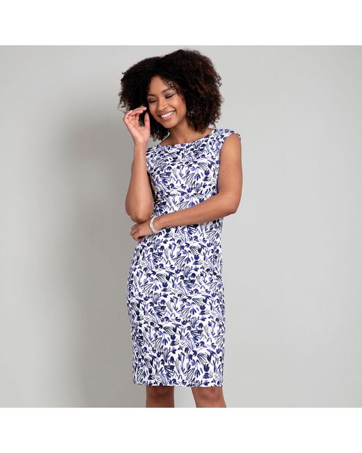 Alie Street London Blue Pippa Shift Dress