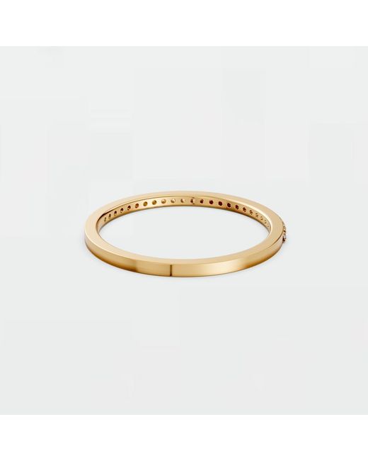Aya Fine Jewelry White Handcrafted Round Lab Diamond Half Eternity Wedding Band