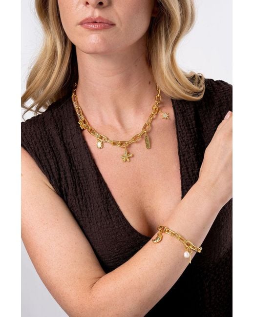 Zynnia Collective Metallic Mod Chain Bracelet