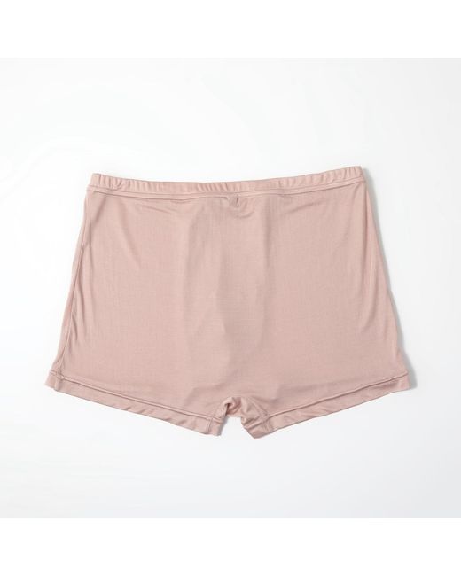 Soft Strokes Silk Pink Set Of Two Knitted Silk Trunks for men