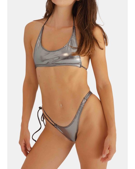 Minimale Animale Black Vision Bikini Top