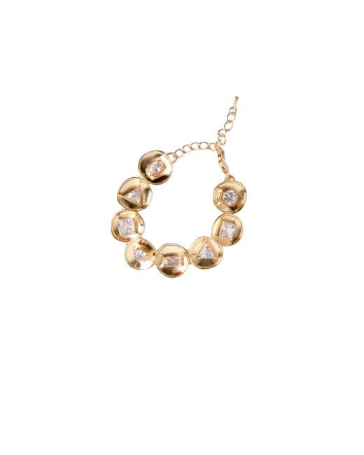 Saachi Metallic Divine Statement Charm Bracelet