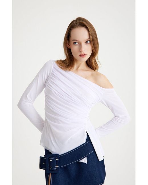 Growny Brown Caprina Blouse