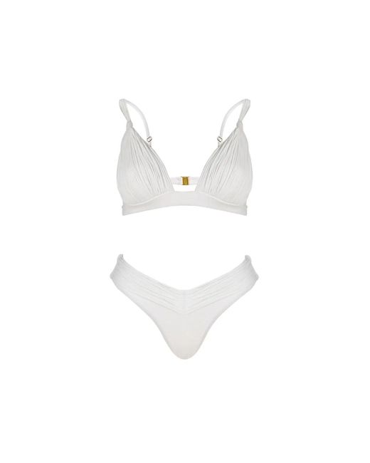 Cherina Beachwear Llc White Bella Bikini