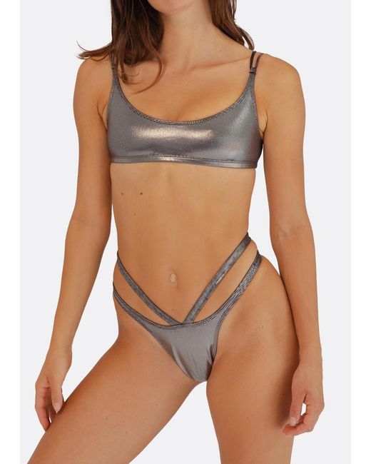 Minimale Animale Metallic Utopia Brief Bikini Bottom