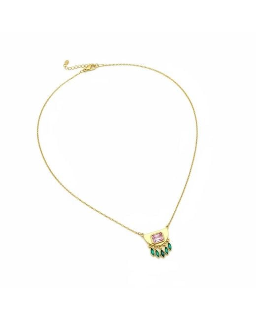 By Virgo Metallic Kalinda Necklace