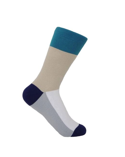 Peper Harow - Made in England Blue Victoria Socks – Bundle