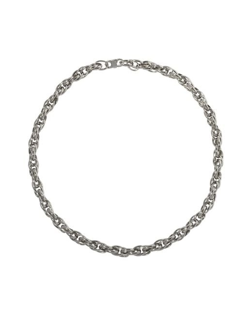 Caramel Vintage Jewellery Metallic Loop De Loop Chain Necklace