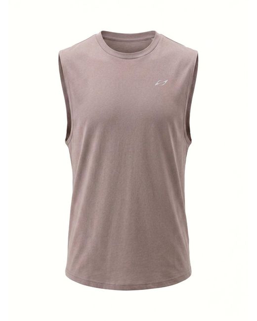 Saved Lab Brown Neutrals Tank for men