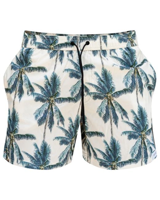 Mihara Blue Swim Trunks for men