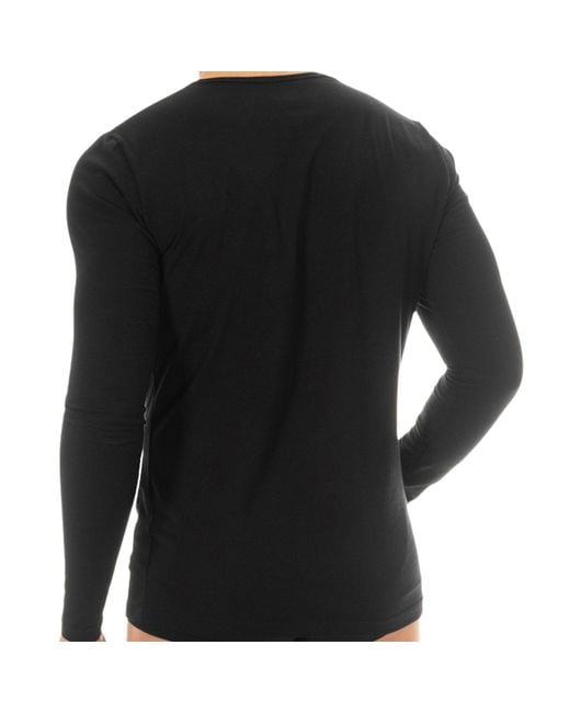 Zd - Zero Defects Black Long-Sleeve T-Shirt for men