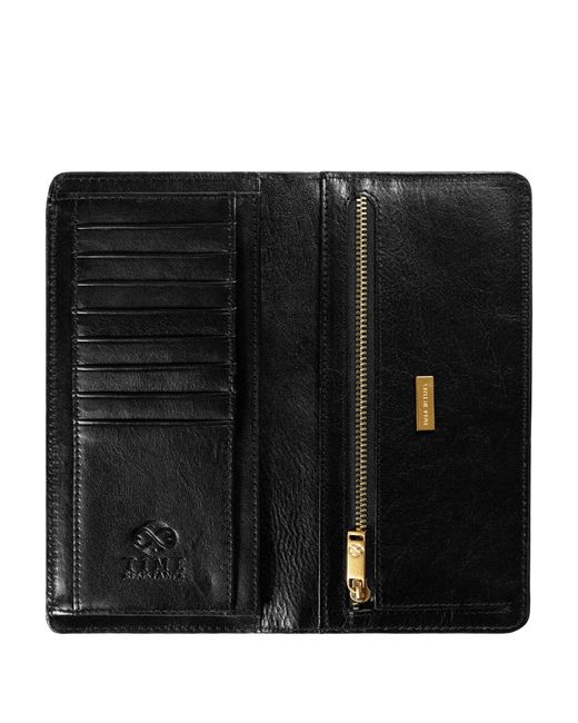 Time Resistance Black A Coat Wallet For
