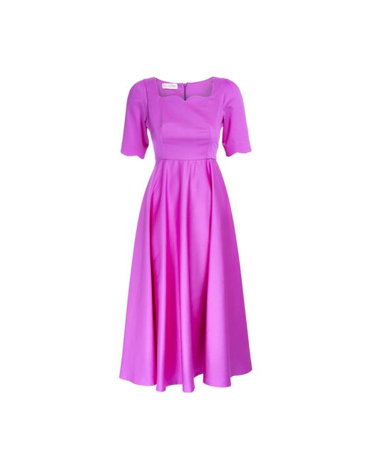 Sofia Tsereteli Purple Art Deco Gown
