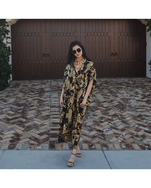 Jennafer Grace Green Voglia Nera Caftan Kaftan Dress