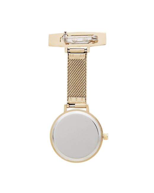 Bermuda Watch Company Pink Annie Apple Meraki Sunset Mesh Nurse Fob Watch