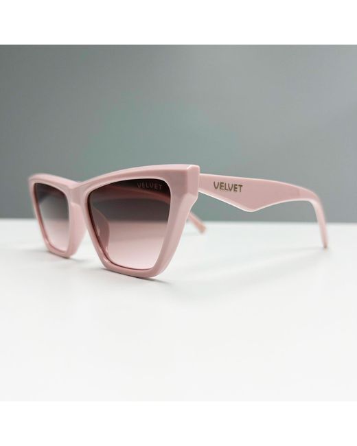 Velvet Eyewear Purple Cat Eye Sunglass Style