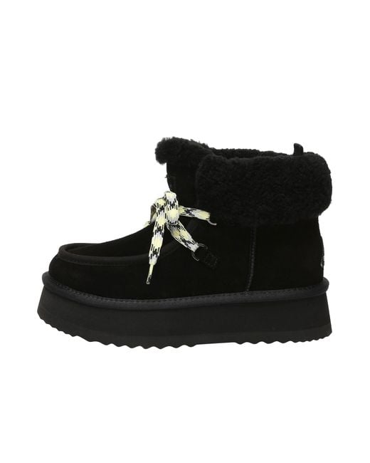 EverAu Australia Black Lapwing Ankle Platform Boots