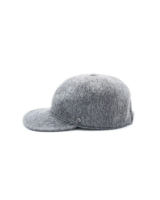 DORIA 1905 Gray Wool Rollable Baseball Cap Baseball for men