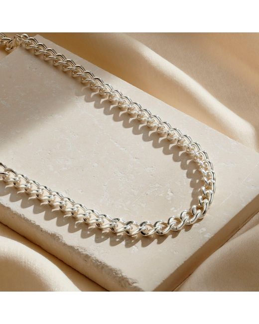 Posh Totty Designs Metallic Chunky Curb Chain Necklace