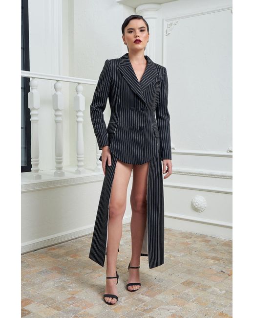 Lumina Eligma Black Opera Blazer Dress