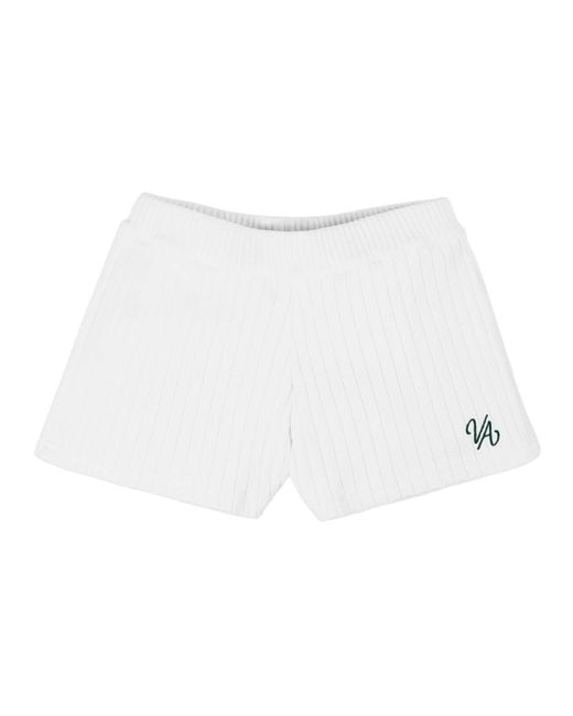 VLD White Palm Springs Va Script Knit Short
