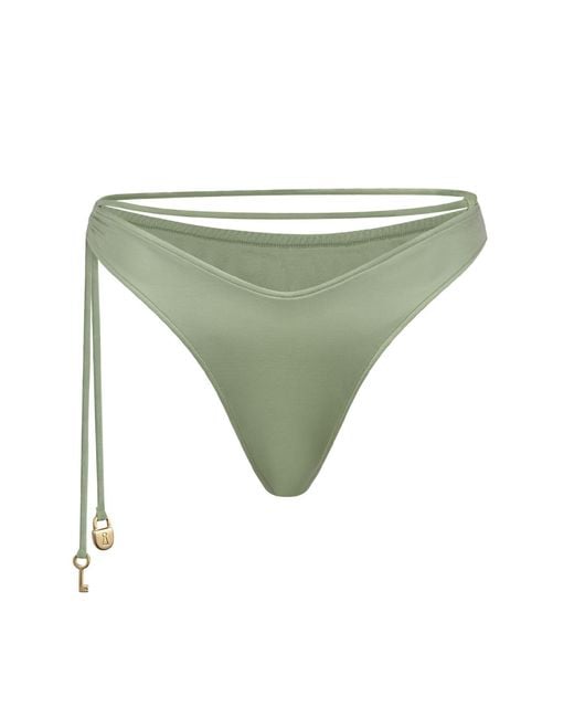 Bianca Resortwear Green Lulu Swim Bottom