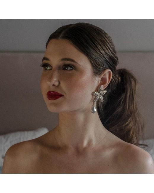 Zepplin the Label Metallic Stella Di Mare Earrings