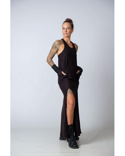 Yogi8Apparel White New Maxi Racer Back Dress