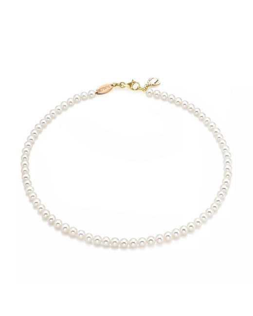 Unaloe Metallic Plated Freshwater Pearl Choker Necklace For – Natural Baroque Pearl Bridal Jewelry Gift