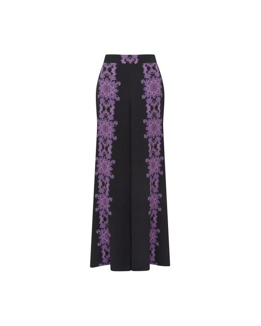Rose & Nancy Purple Nancy Print Trouser